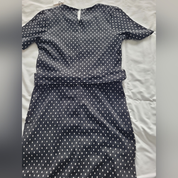 NWT Polka dot midi dress, size medium - Picture 12 of 15